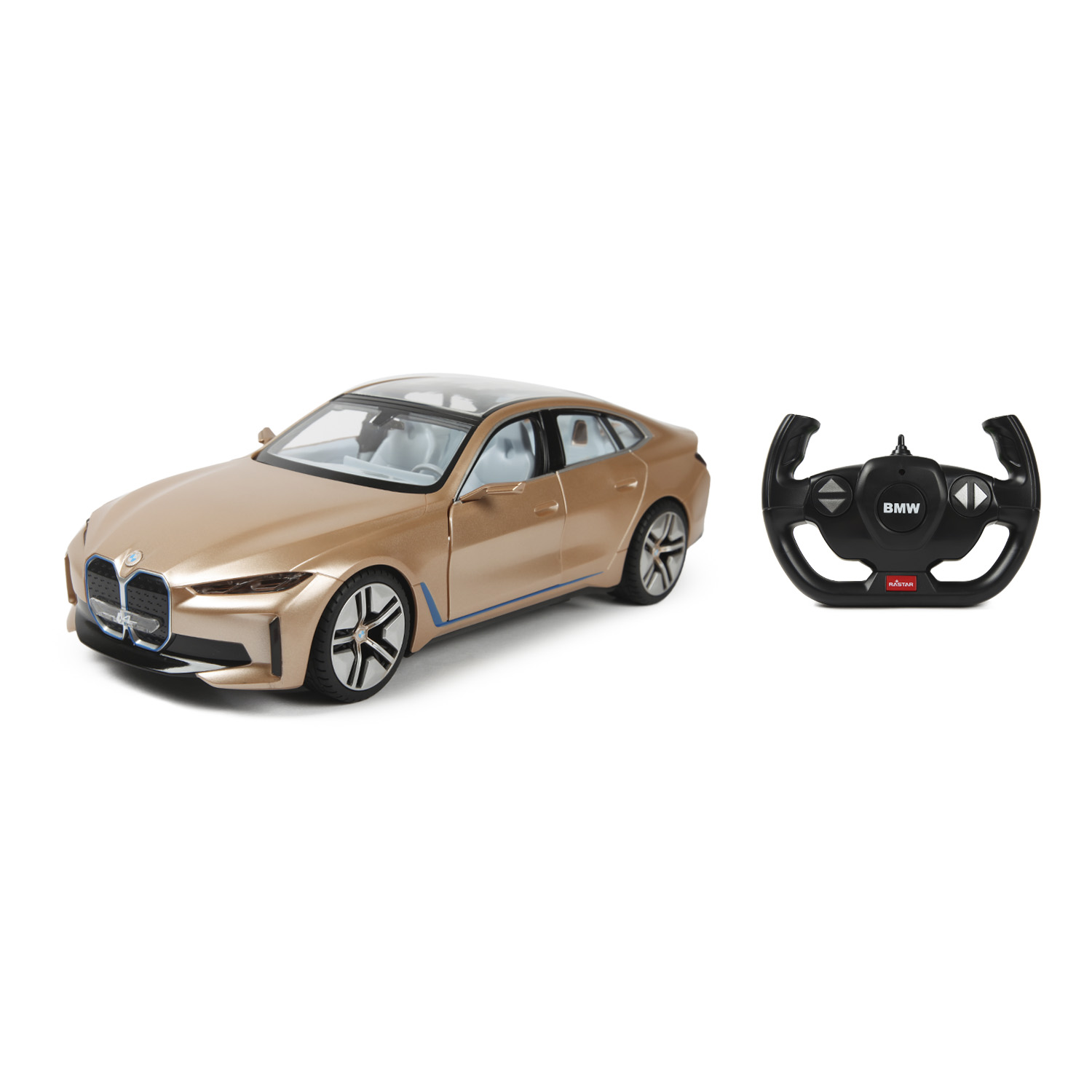 Машина Rastar РУ 1:14 BMW i4 Concept Золотая 98300 купить по цене 3299 ₽ в  интернет-магазине Детский мир