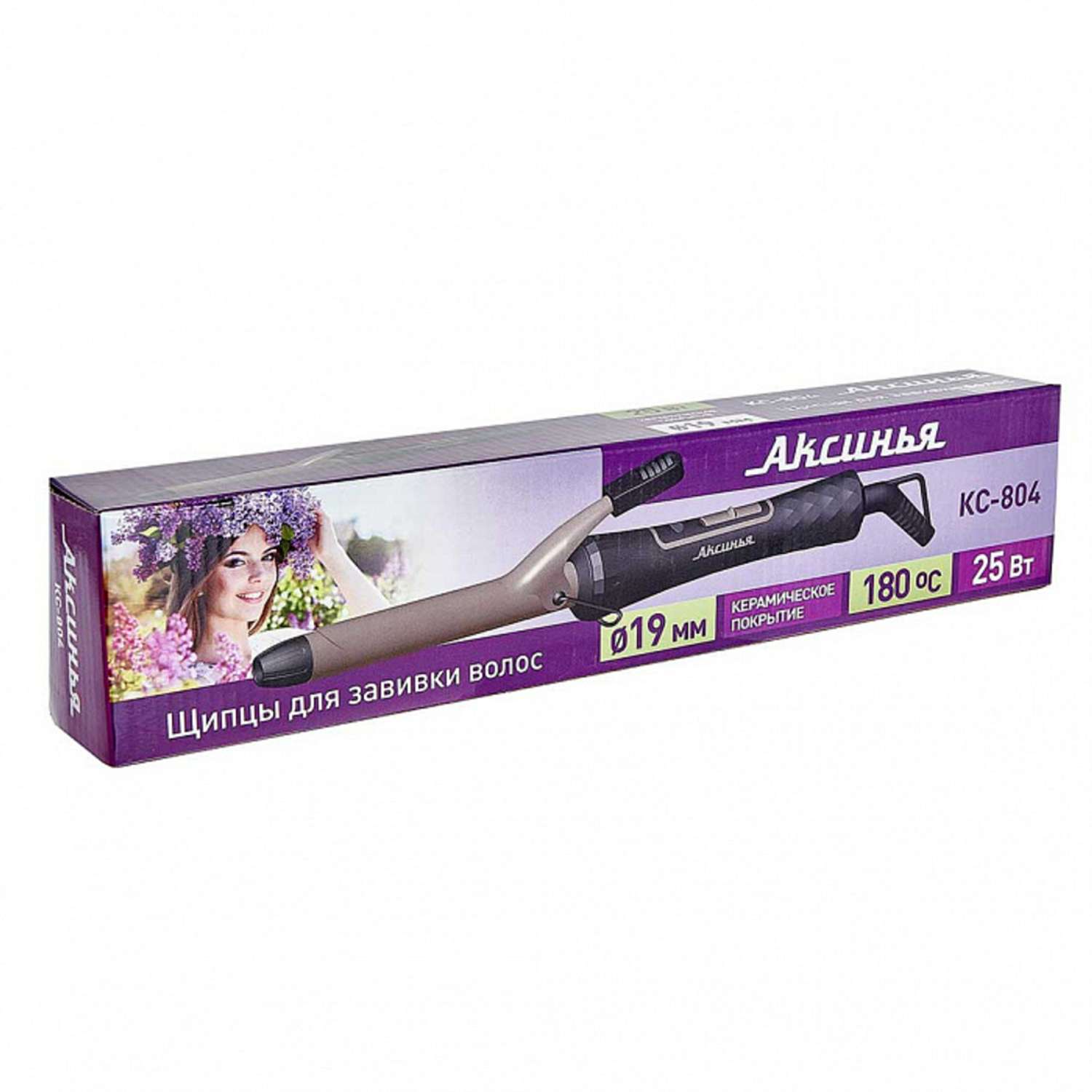 Стайлер для завивки волос Аксинья КС-804 черный с золотым керамическое покрытие d 19 мм 35 Вт - фото 4