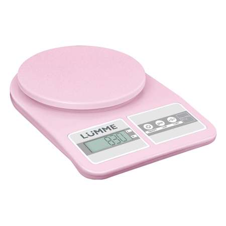 Весы кухонные LUMME LU-1345 сенсор/розовый опал