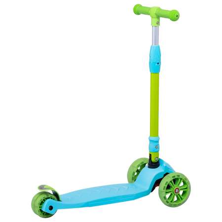 Самокат RIDEX трехколесный 3 wheels scooter Bunny 135/90 light blue/green