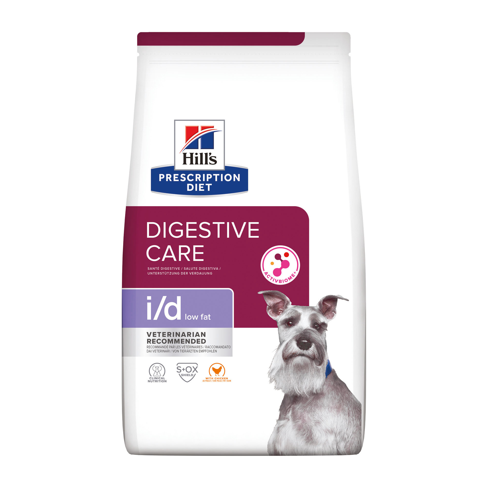 Корм для собак Hills 4кг Prescription Diet i/d Low Fat при растройствах пищевания с курицей - фото 1