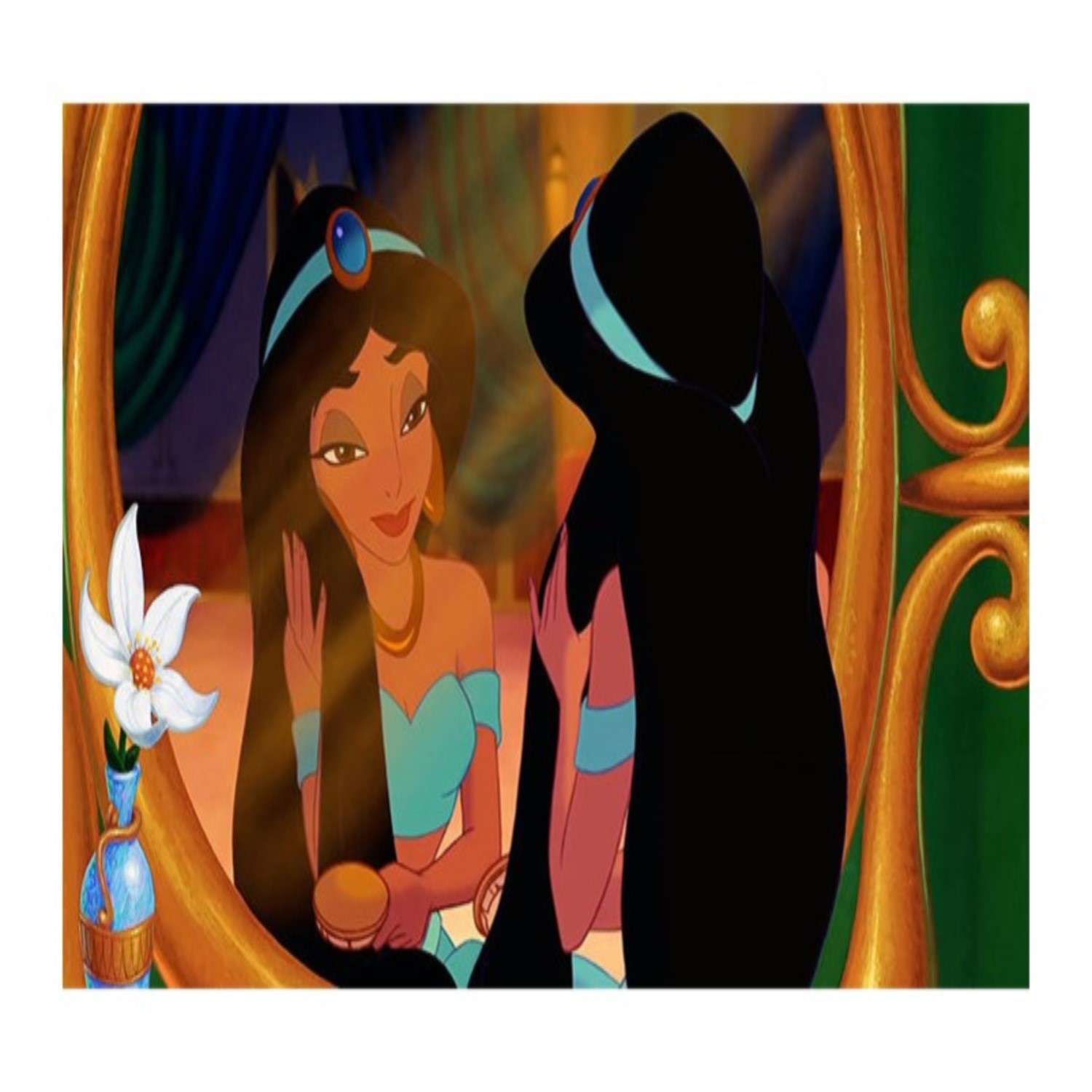 Наклейка декоративная лицензионная Disney Жасмин с нарядами - фото 4