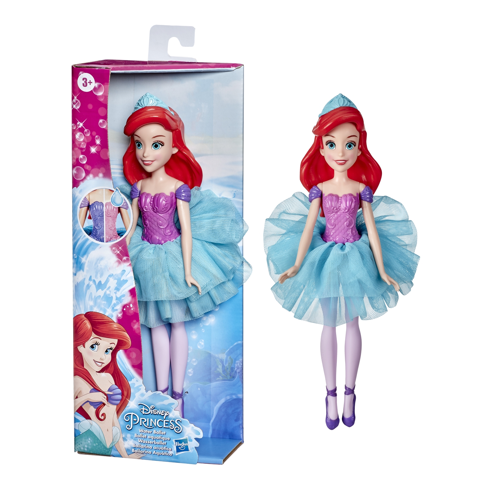 Кукла Disney Princess Hasbro Водный балет Ариэль E98775L0 E98495L0 - фото 4