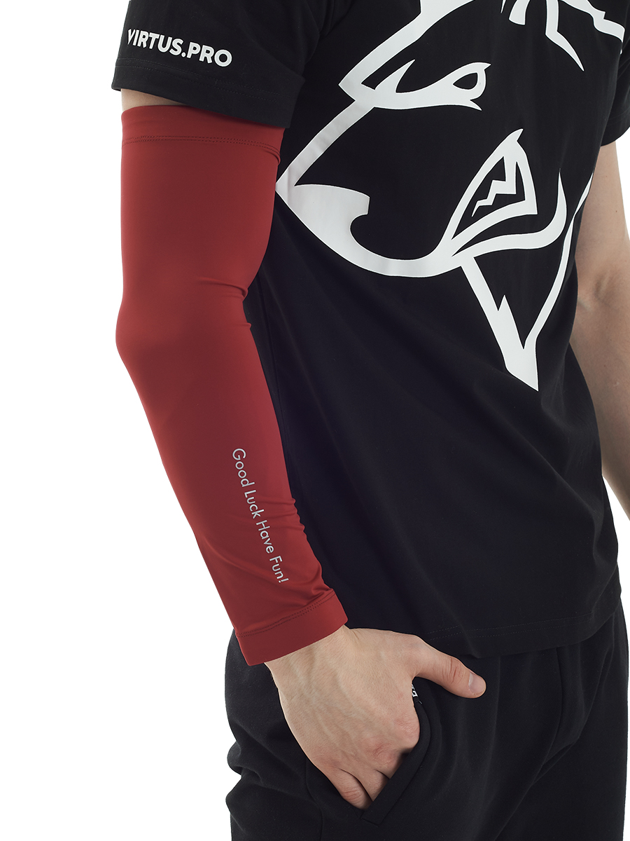 Геймерский рукав GLHF Compression Sleeve Red - L - фото 2