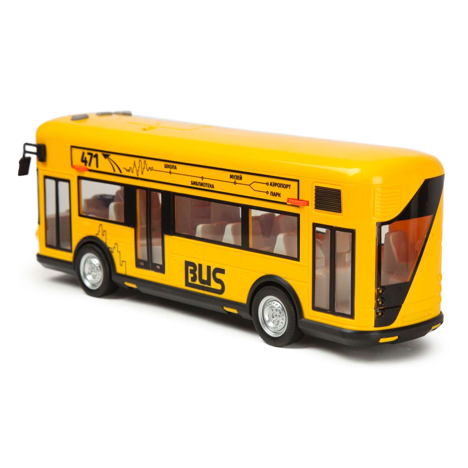Автобус Mobicaro городской 1:14 желтый 666-28Q - фото 7