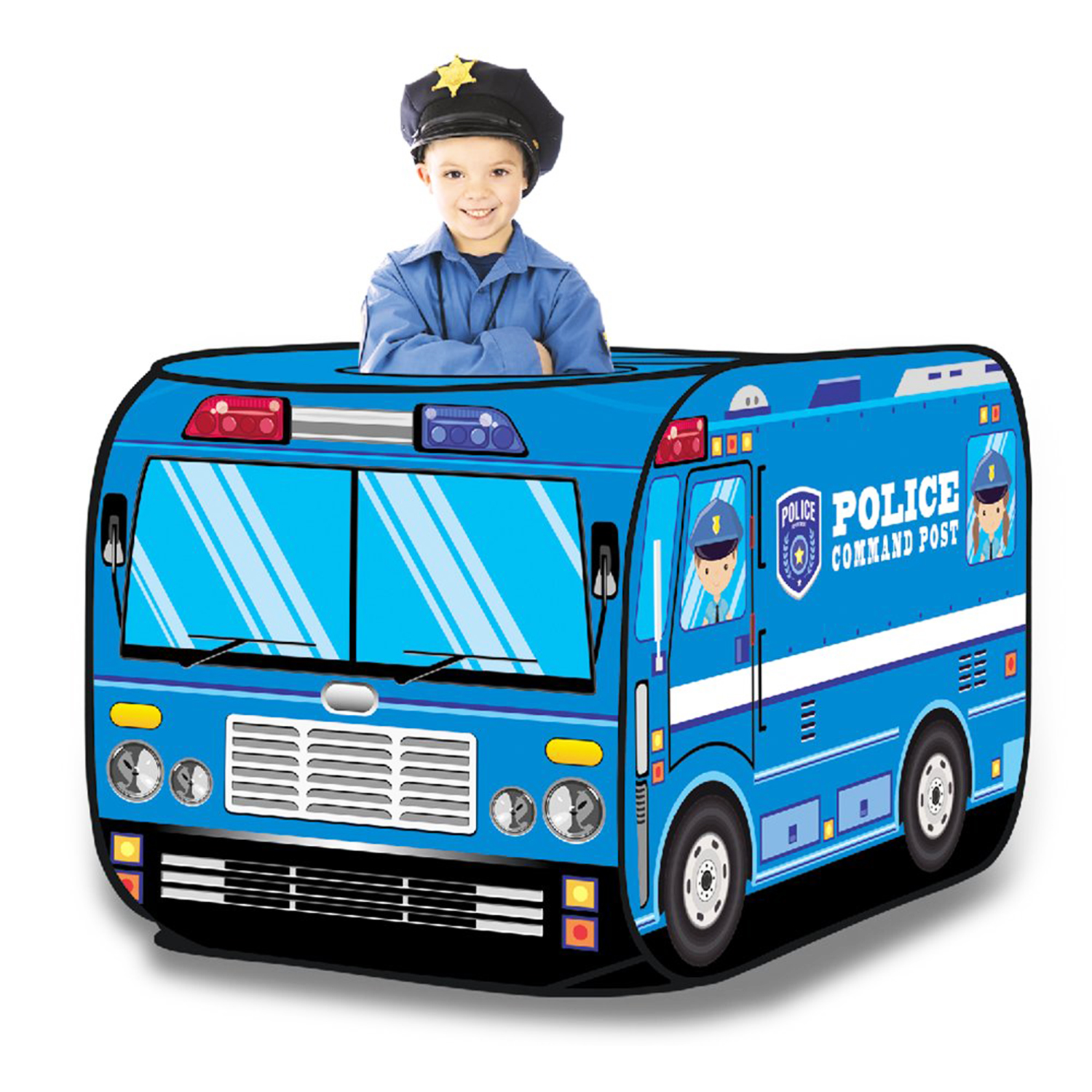 Палатка игровая MINI-TOYS детская полицейская машина «Police Car» - фото 4