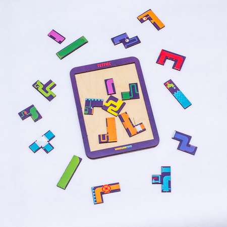 Развивающая игра WOODLANDTOYS Тетрис деревянный малый w065-203t