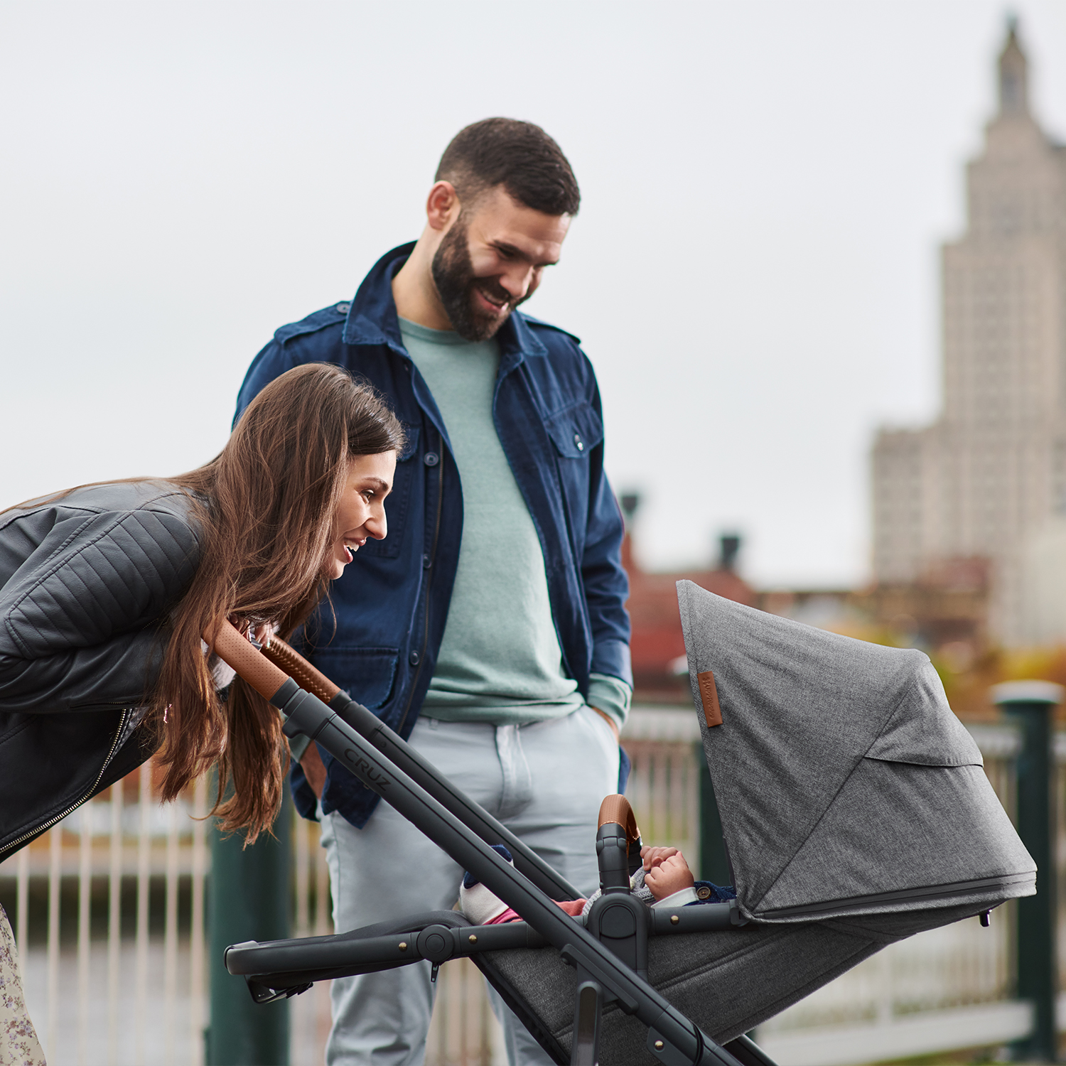 Коляска прогулочная UPPAbaby Cruz V2 Greyson Графитовый меланж - фото 25