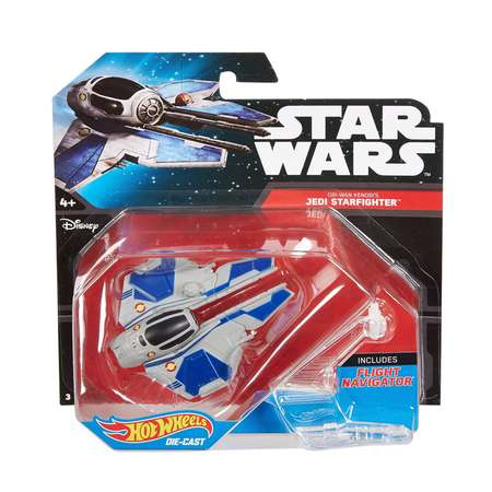 Машина Hot Wheels Star Wars Звездные корабли Jedi Starfighter CGW65