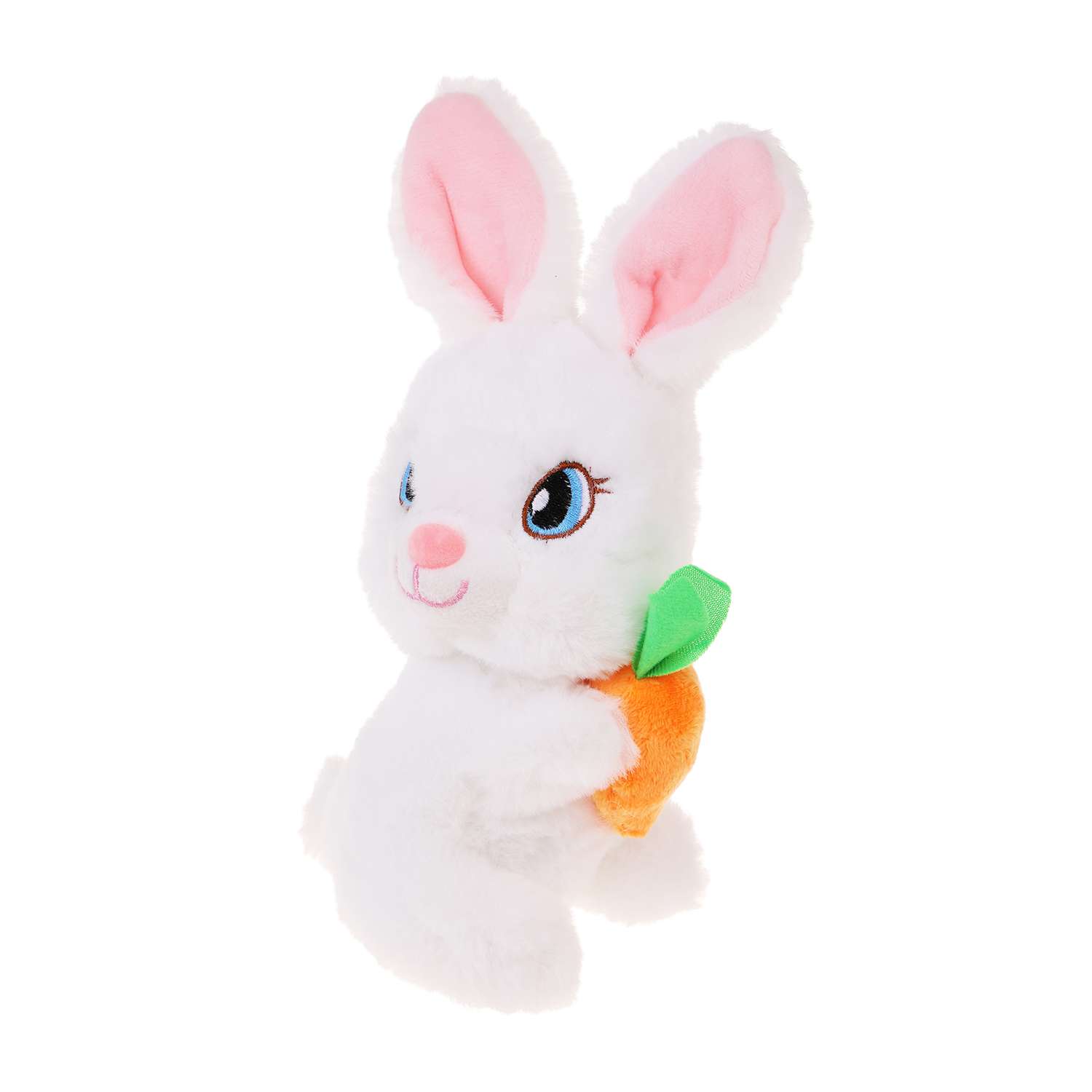 Мягкая игрушка Fluffy Family Зайка с морковкой 18 см - фото 3