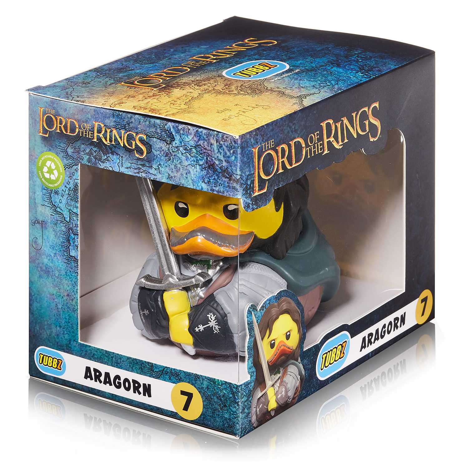 Фигурка The Lord of the Rings Утка Tubbz Арагорн из Властелина колец Boxed Edition без ванны - фото 2