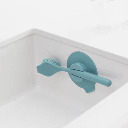Щетка для мытья посуды Brabantia Sink Side с держателем на присоске