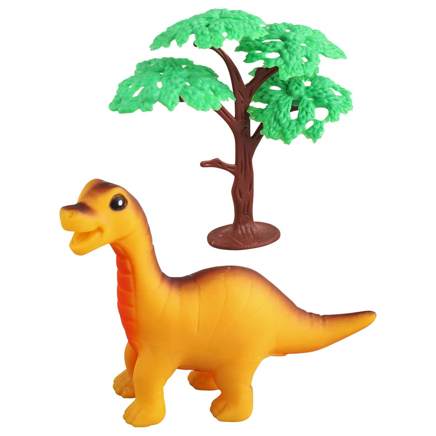Игровой набор Mioshi Маленькие звери: Брахиозавр 11х9 см дерево - фото 2