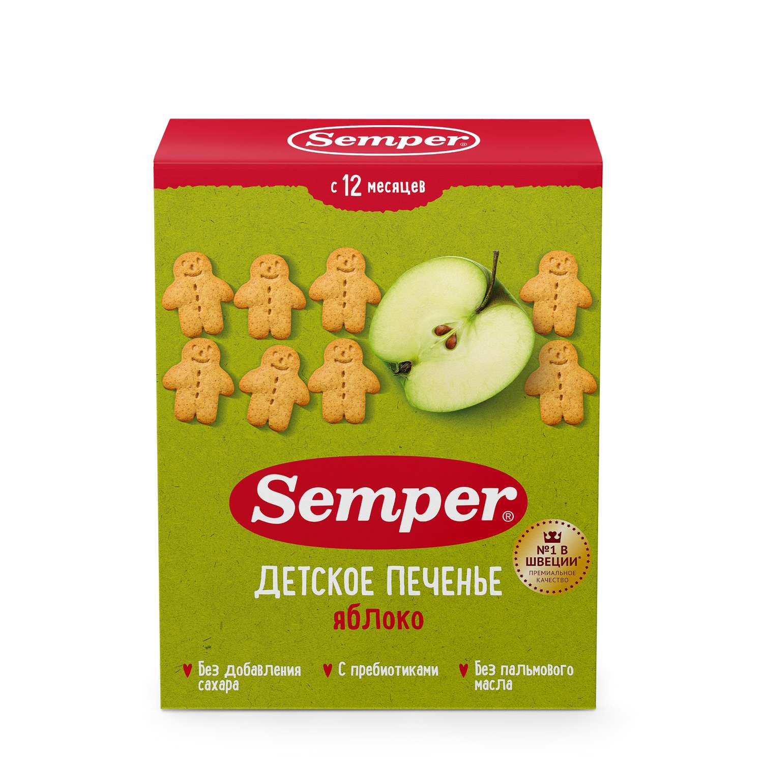 Печенье Semper яблоко 80г с 12месяцев - фото 2