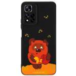 Силиконовый чехол Mcover для смартфона Xiaomi Redmi Note 11 Pro Союзмультфильм Медвежонок и мед