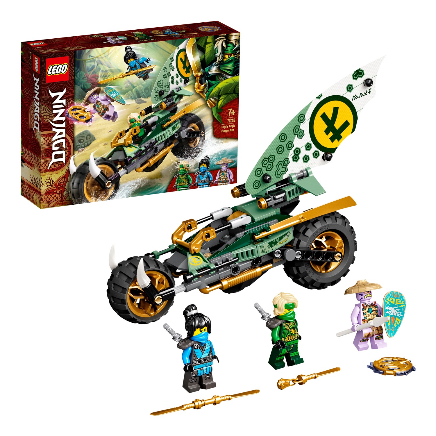 Конструктор LEGO Ninjago Мотоцикл Ллойда для джунглей 71745