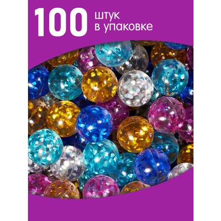 Мячи-прыгуны TopVending Сердечки 25мм 100шт