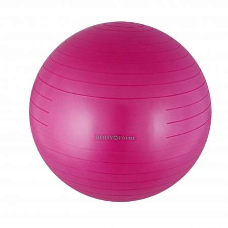 Мяч гимнастический Body Form BF-GB01AB 85 см антивзрыв розовый
