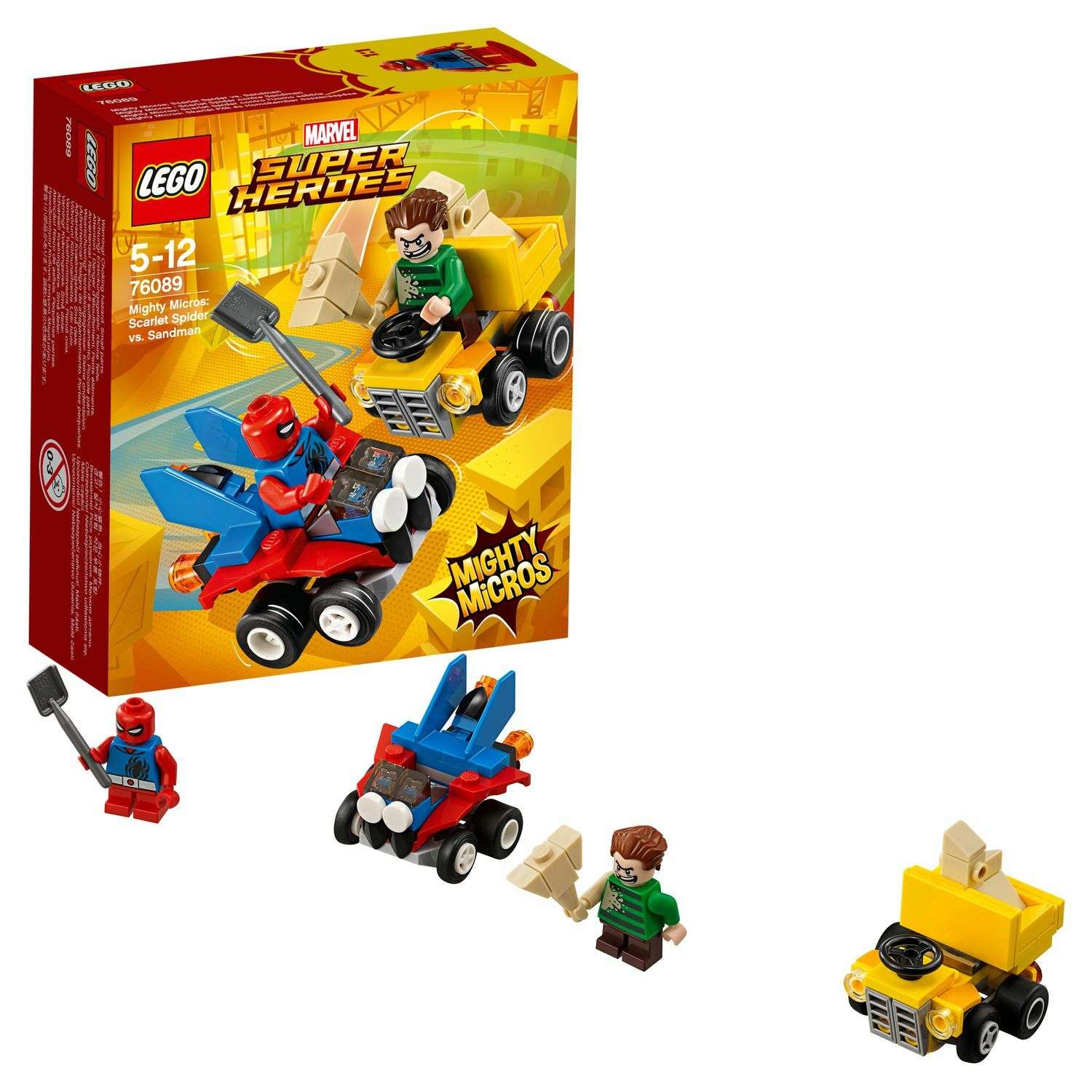 Конструктор LEGO Mighty Micros: Человек-паук против Песочного человека Super Heroes - фото 1
