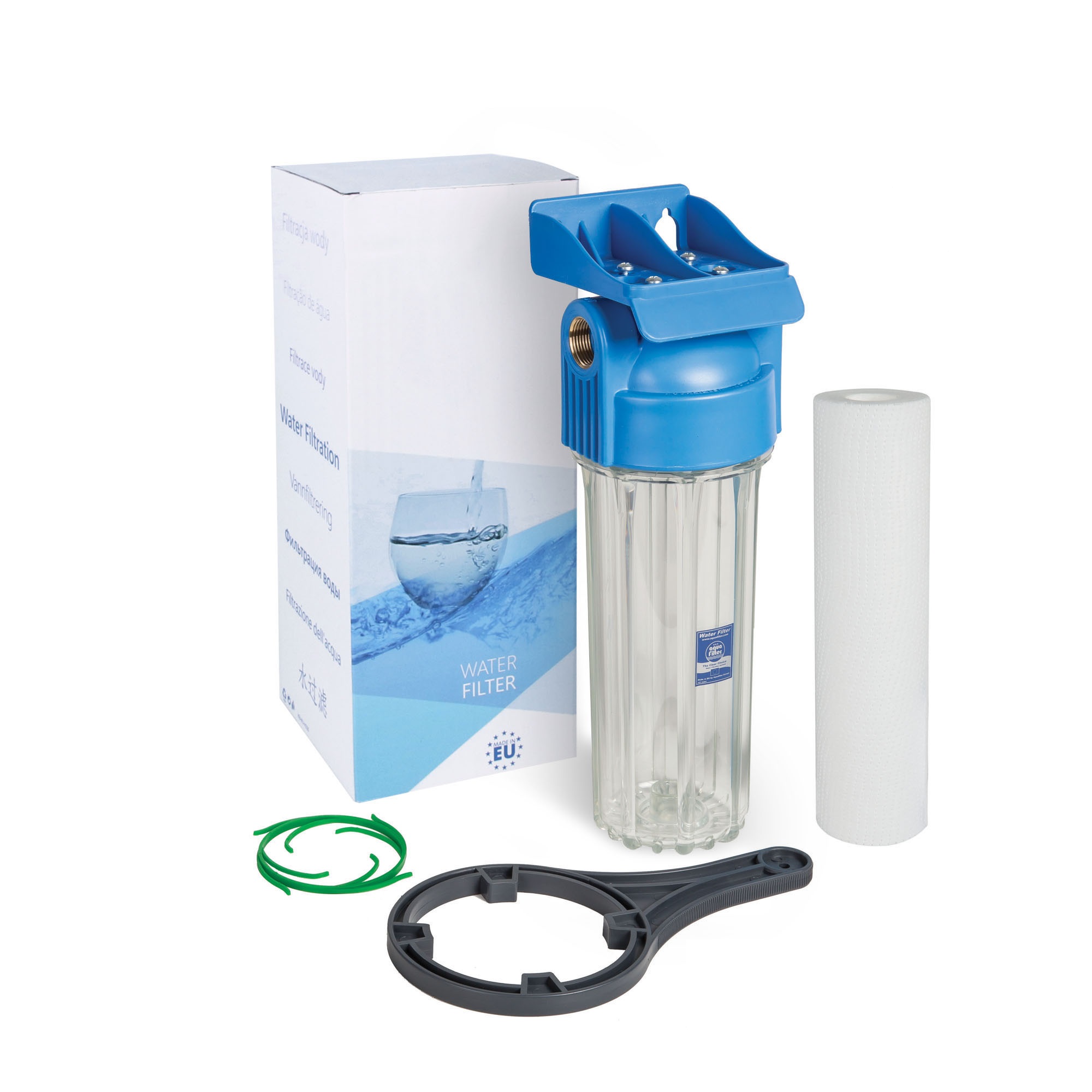 Магистральный фильтр AQUAFILTER для холодной воды 10SL FHPR12-HP1 545 - фото 1