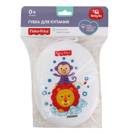 Губка для купания BabyGo Fisher Price Обезьянка и Львенок BD31108-FP