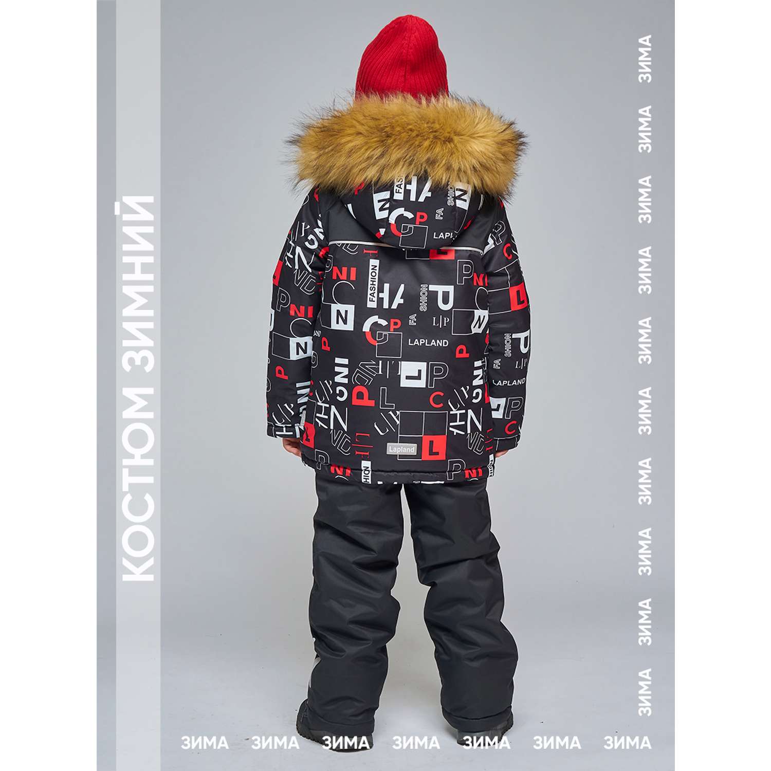 Куртка и брюки Lapland КМ17-8Винтаж/Красный - фото 9