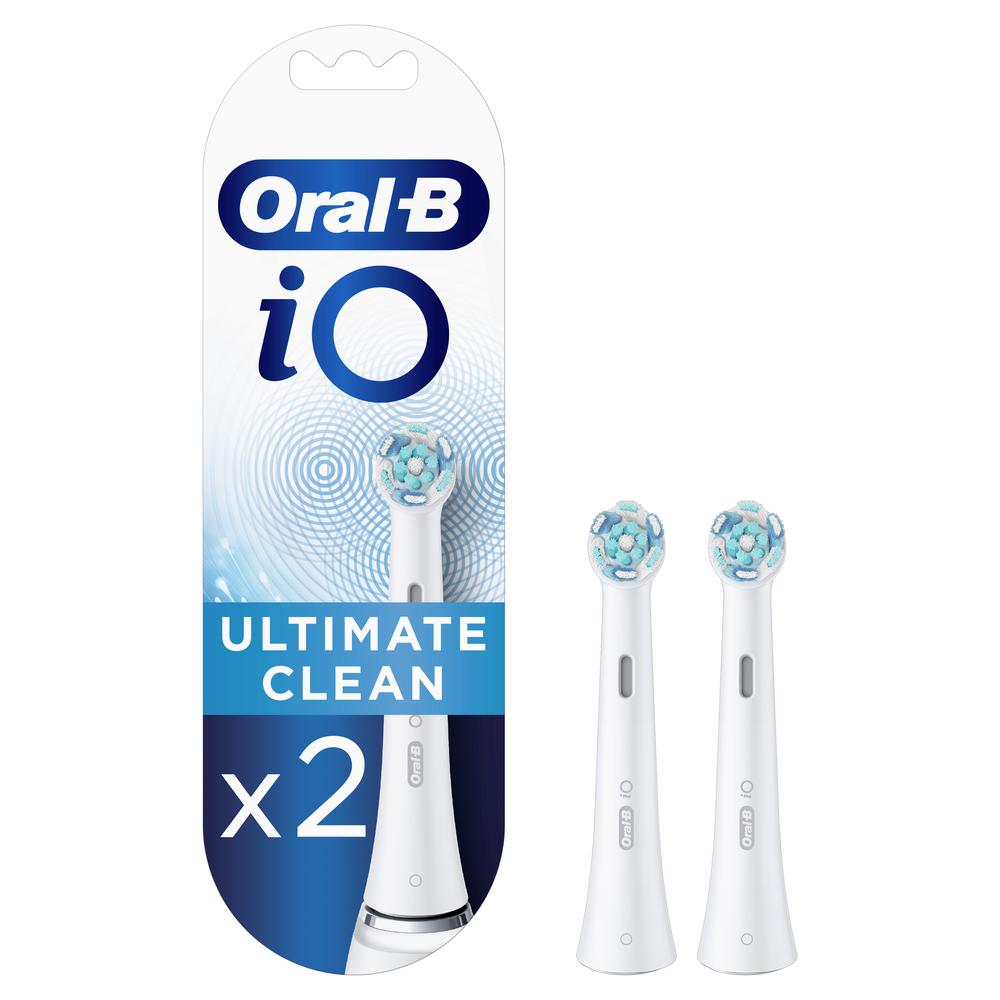 Насадки для зубных щеток Oral-B iO Ultimate Clean White 2 шт - фото 1