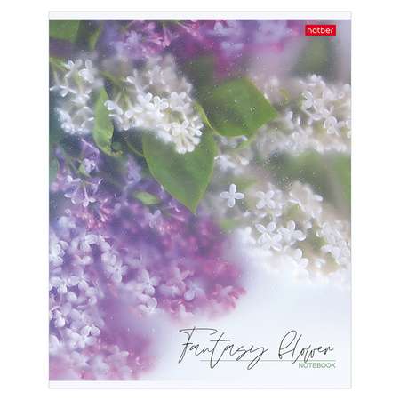 Тетрадь Hatber Fantasy flower А5 Клетка 40л 75040