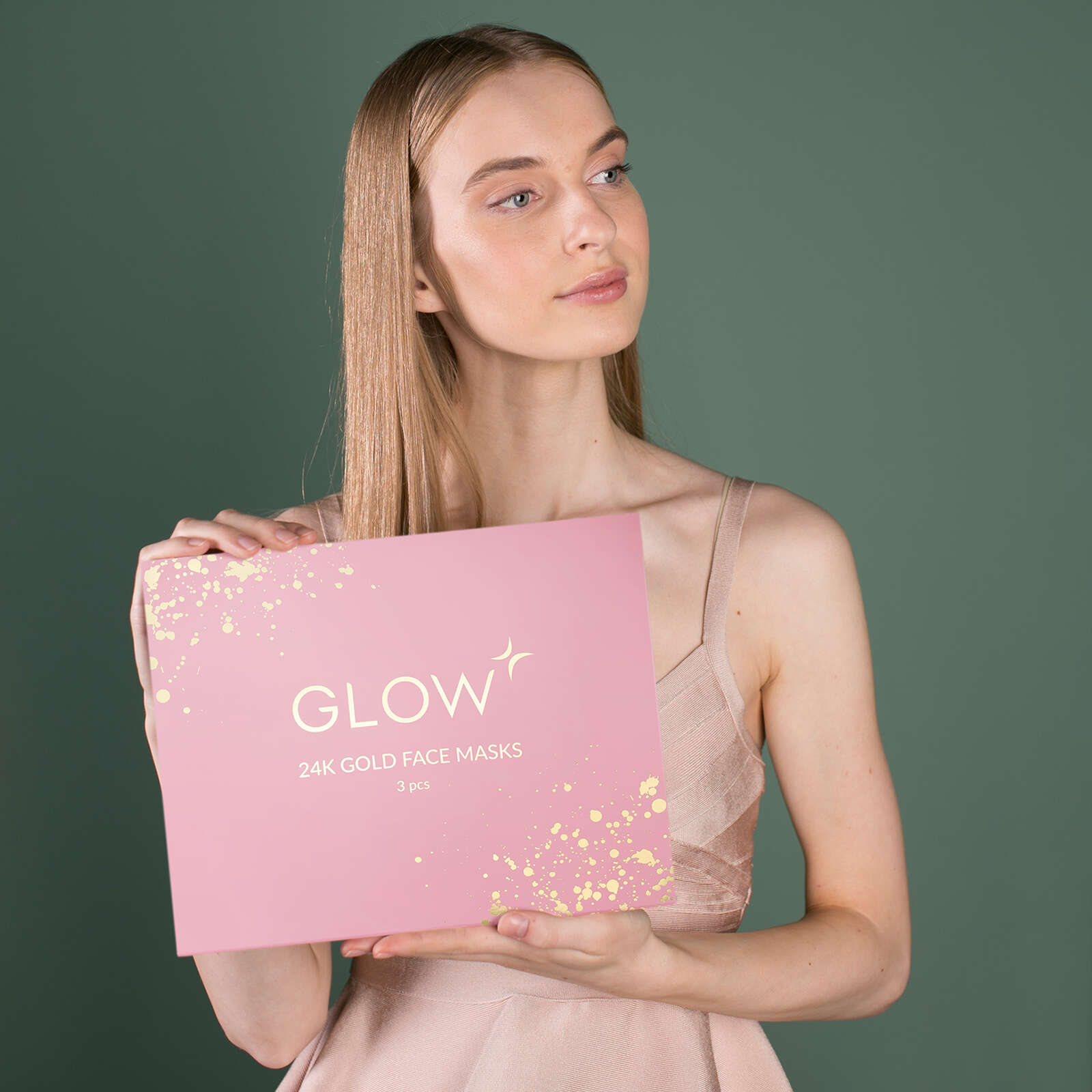 Маска-патч для лица GLOW CARE гидрогелевая с коллагеном 24K GOLD - фото 5