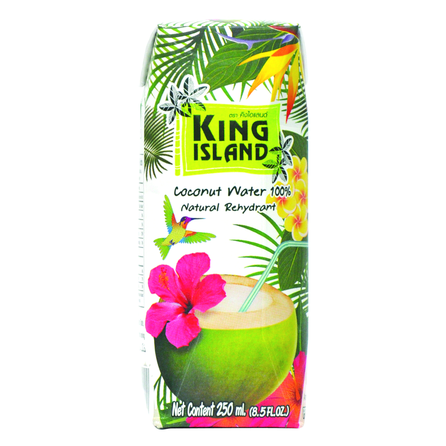 Вода King Island 100% кокосовая без сахара 250мл - фото 1