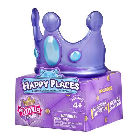 Игрушка Happy Places Shopkins (Happy Places) Королевская мода Маленький питомец Фиолетовый в непрозрачной упаковке (Сюрприз) 57574_4