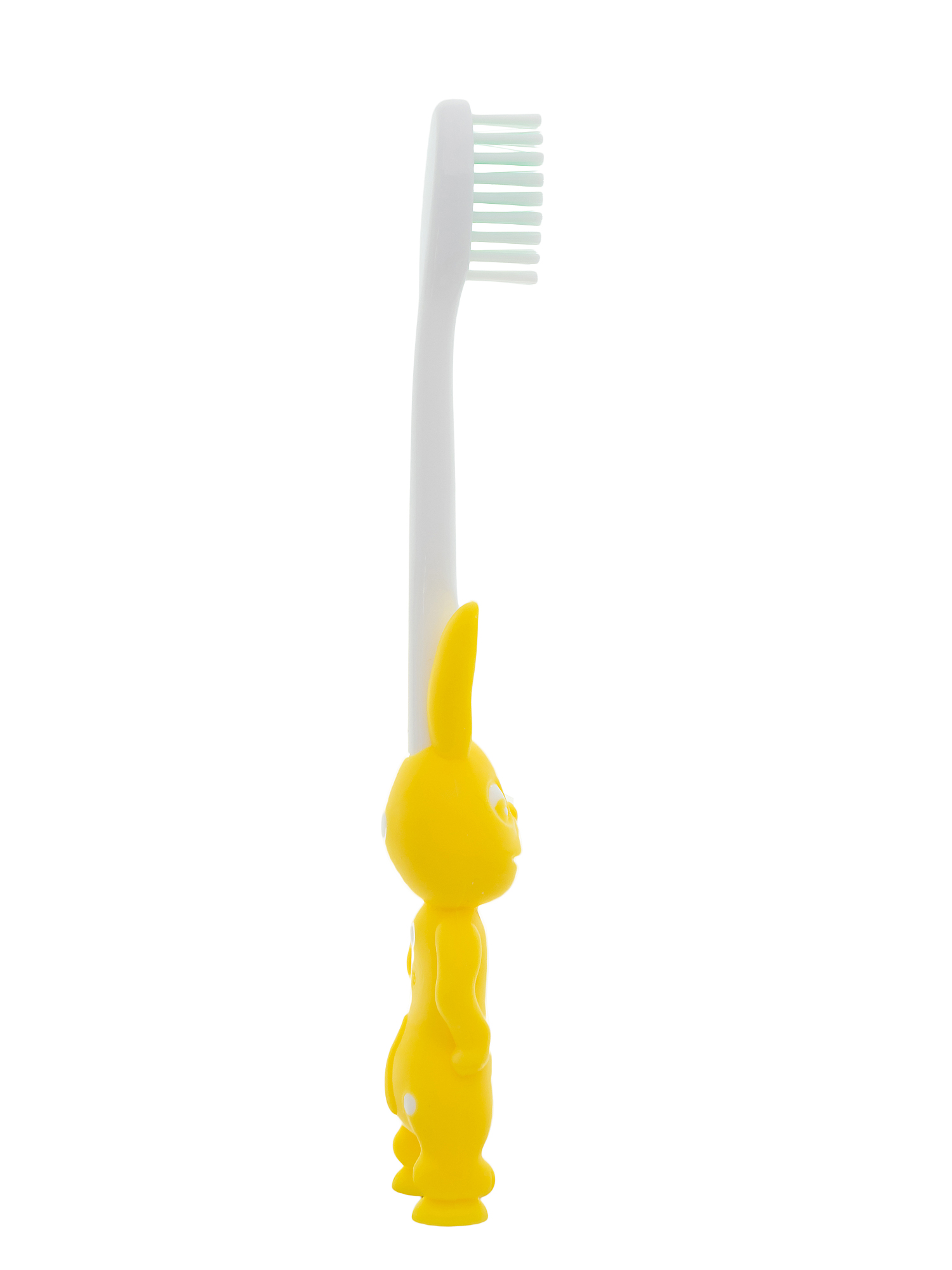 Зубные щетки детские Hi Dent Bunny мягкая с колпачком 7-10лет желтая 2шт - фото 6