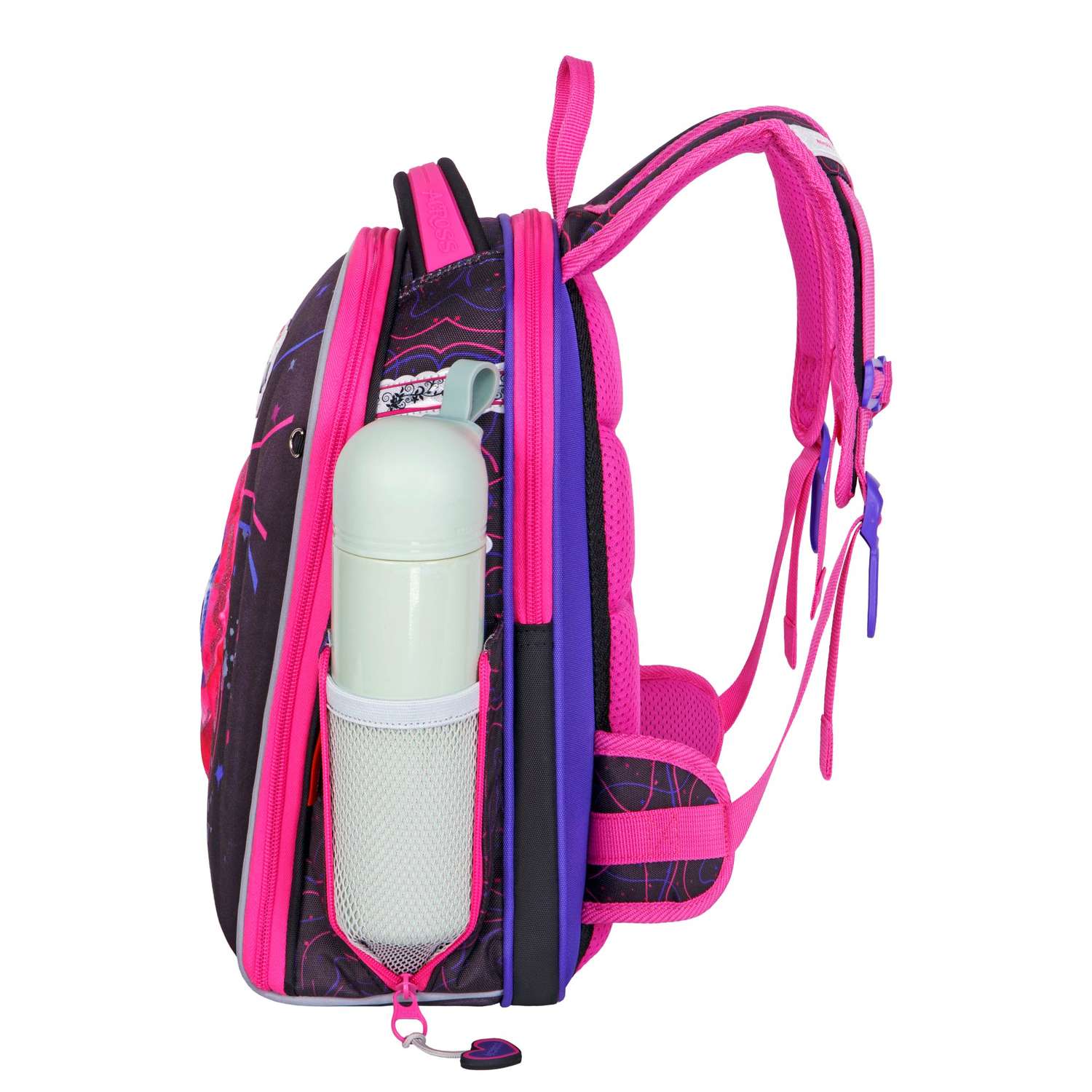Рюкзак школьный ACROSS с наполнением: мешок для обуви пенал папка и брелок - фото 9