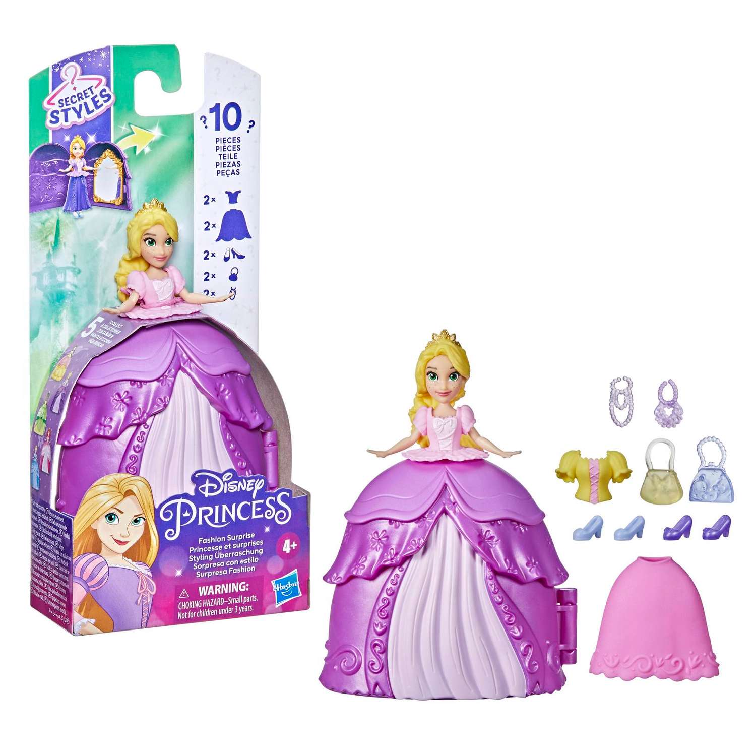 Набор игровой Disney Princess Hasbro Модный сюрприз Рапунцель F12495L0 F03785L0 - фото 4