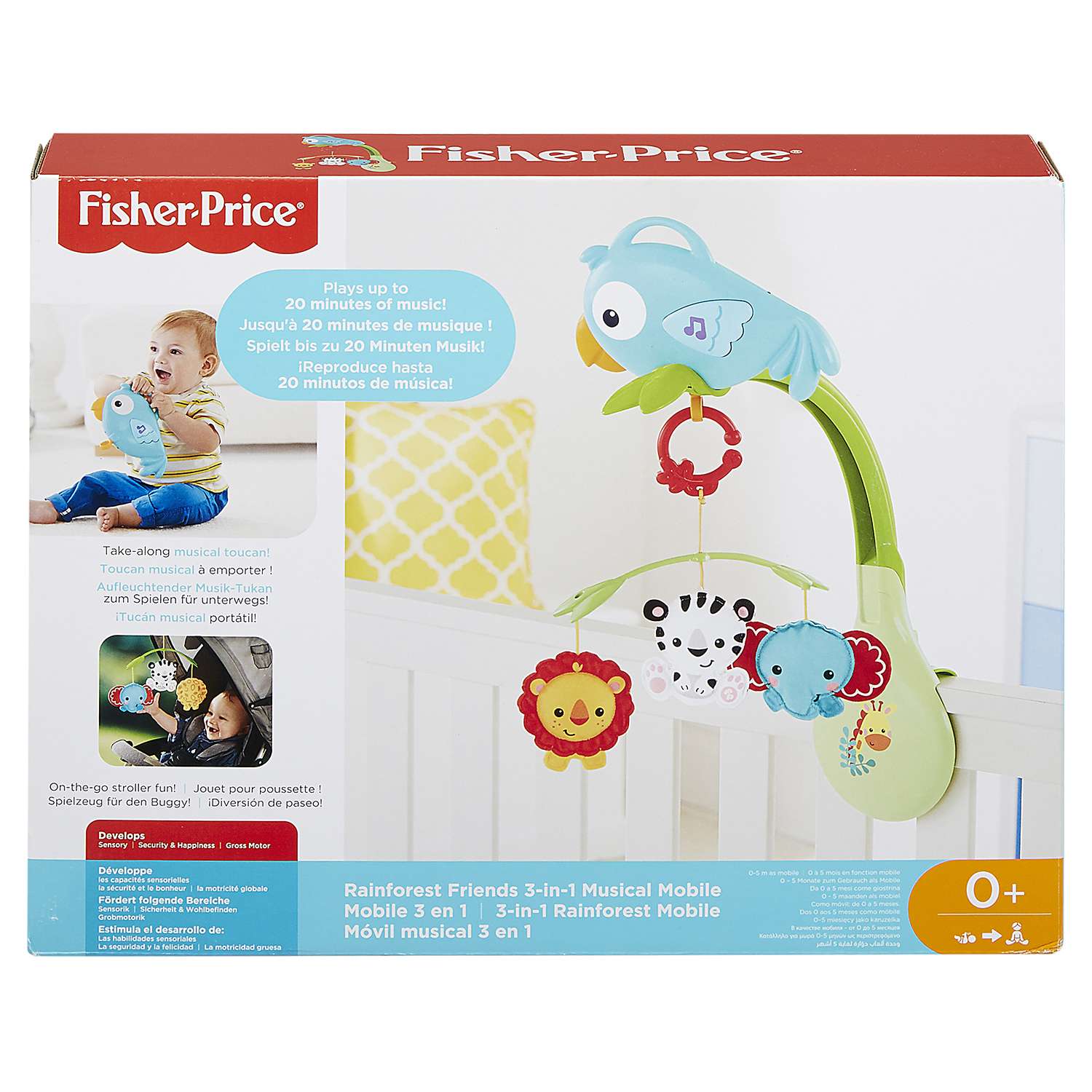 Мобиль Fisher Price Друзья из тропического леса - фото 2