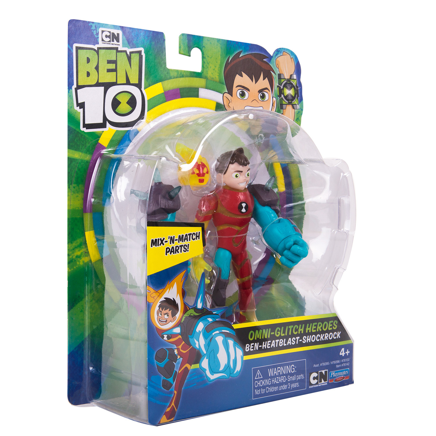 Фигурка Ben10 Омниглюк Человек-огонь-Шок Рок 76142 купить по цене 699 ₽ в  интернет-магазине Детский мир