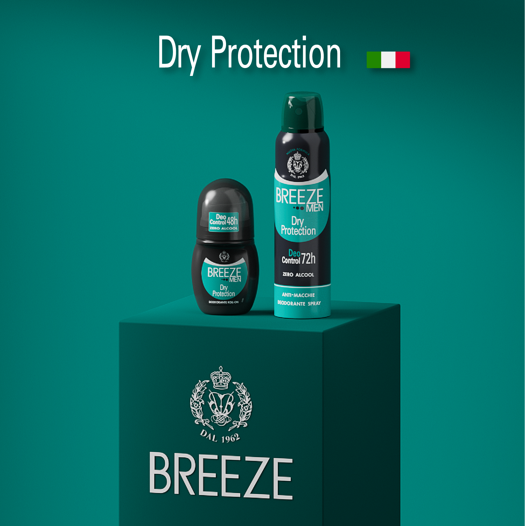 Дезодорант роликовый BREEZE для тела dry protection 50мл - фото 5