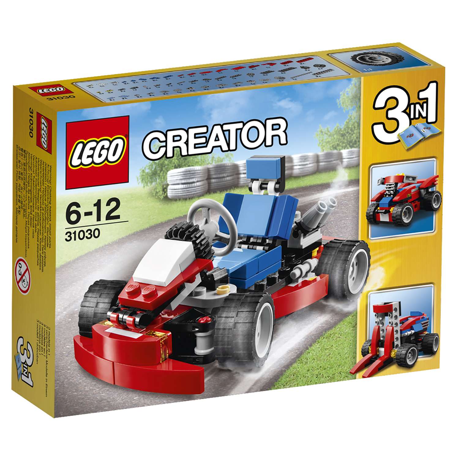 Конструктор LEGO Creator Красный гоночный карт (31030) - фото 2