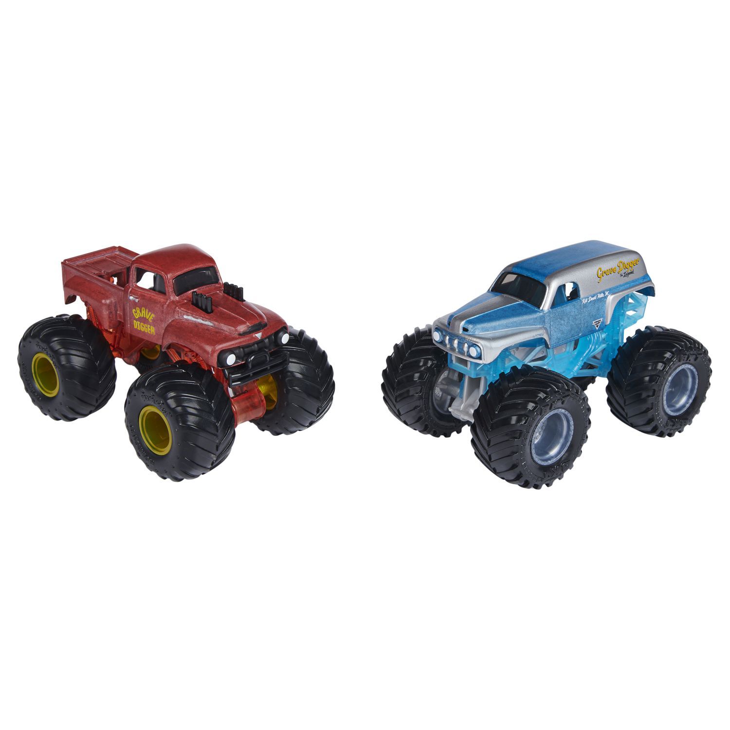 Машинка Monster Jam 1:64 2шт GrvDgrLgndVRedPrmrGrvDgr 6044943/20124304 6044943 - фото 1