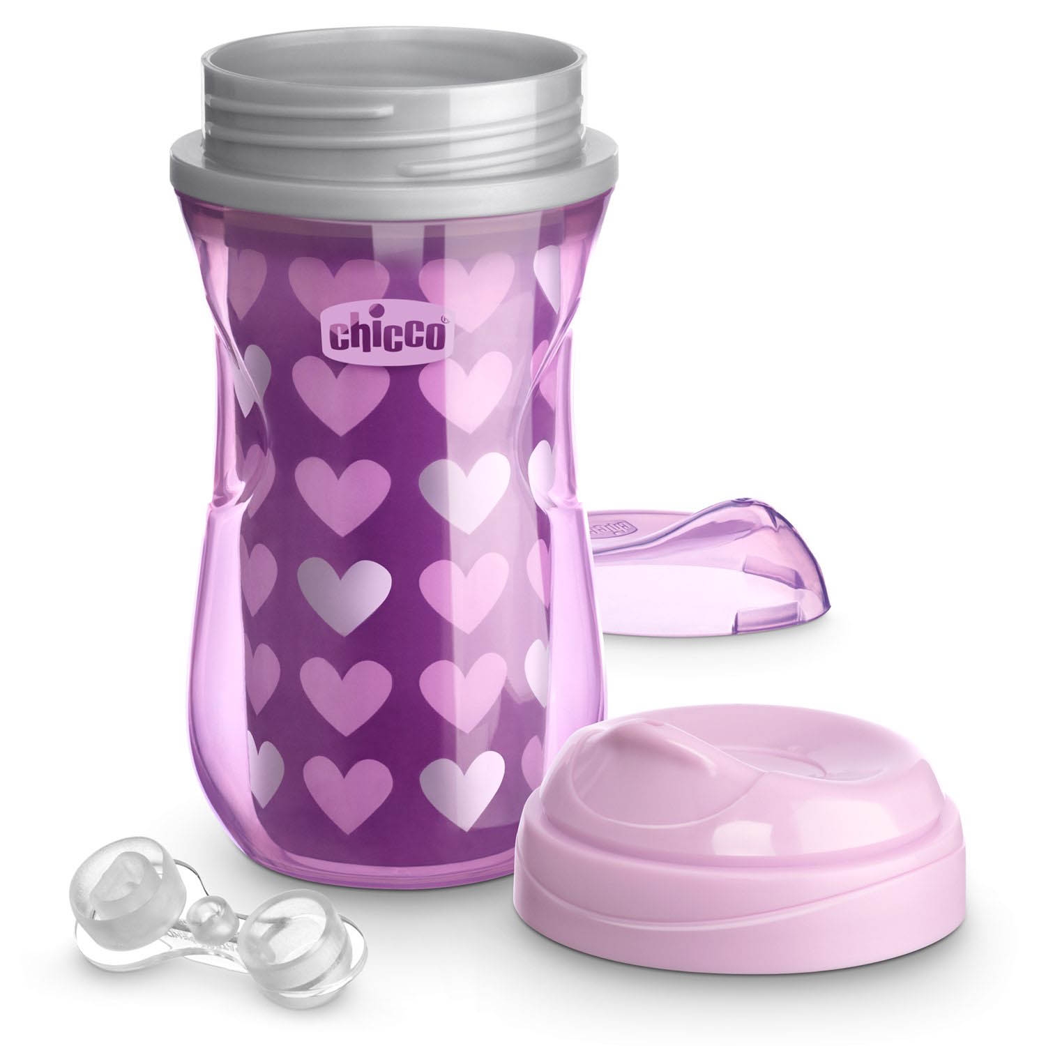 Поильник Chicco Active Cup Фиолетовый 00006981120180 - фото 2