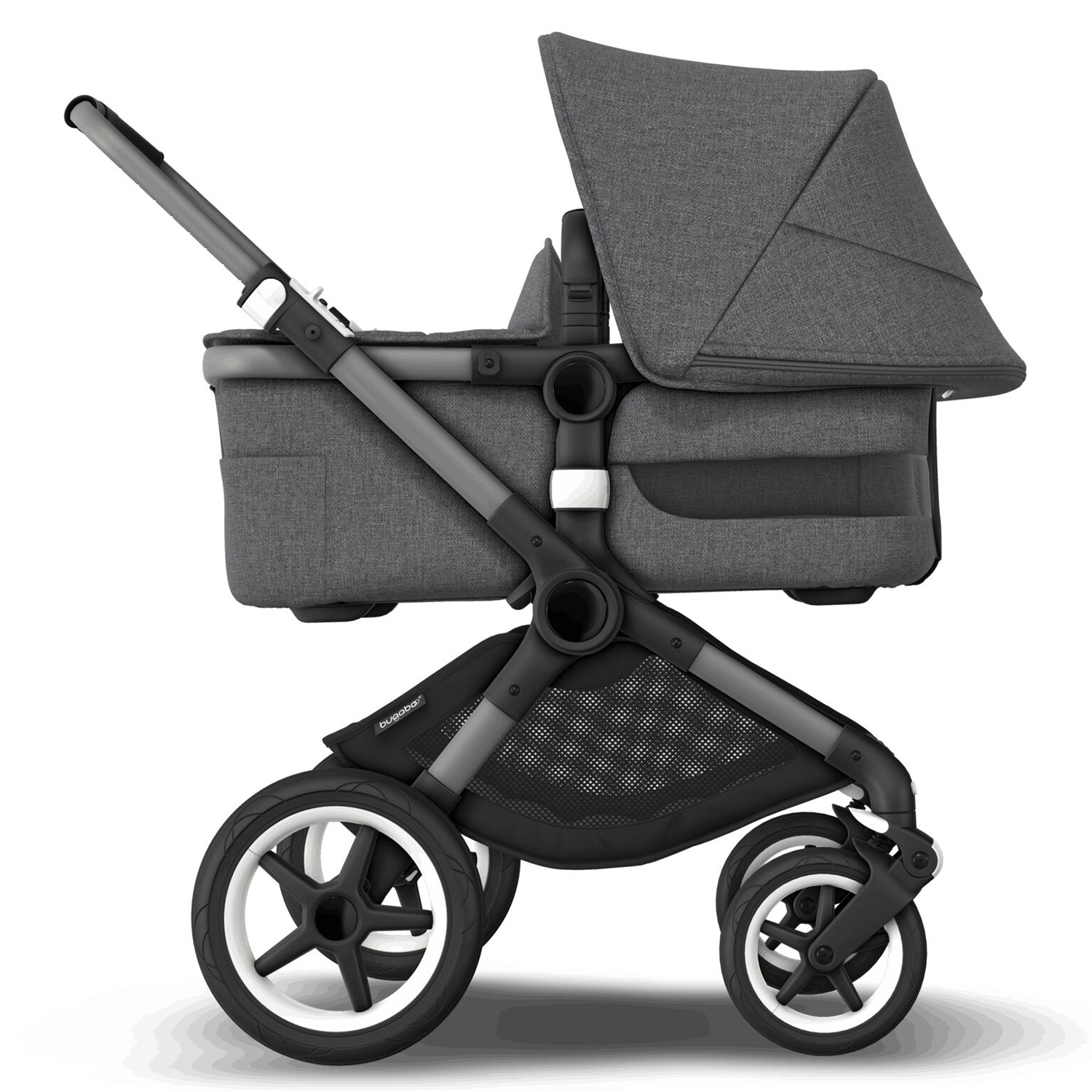 Коляска 2в1 Bugaboo Fox3 Complete Graphite Grey Melange-Grey Melange 2306010001 - фото 6