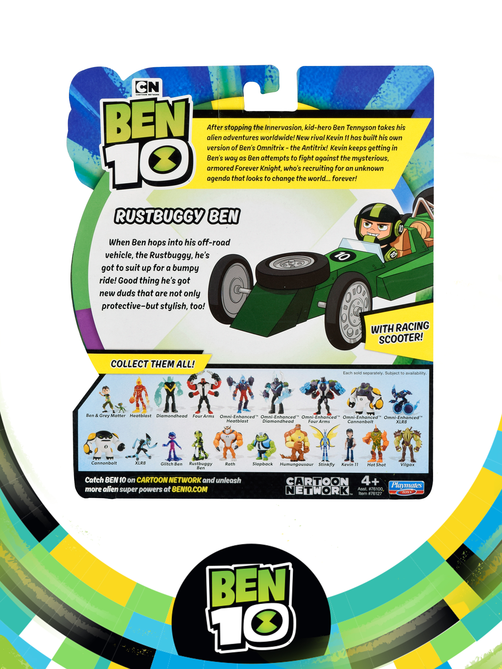 Фигурка Ben10 Бен на самокате 10 см - фото 5