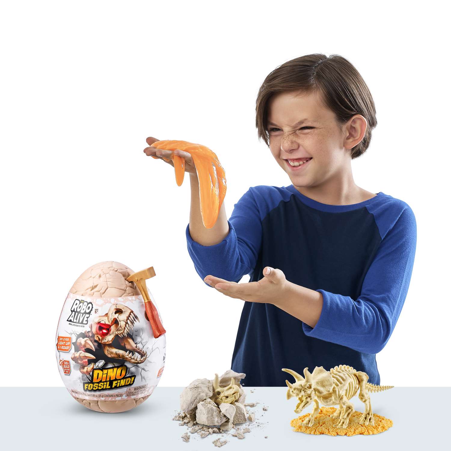 Набор игровой Zuru Robo Alive Dino Fossil Find Яйцо в непрозрачной упаковке (Сюрприз) 7156 - фото 7