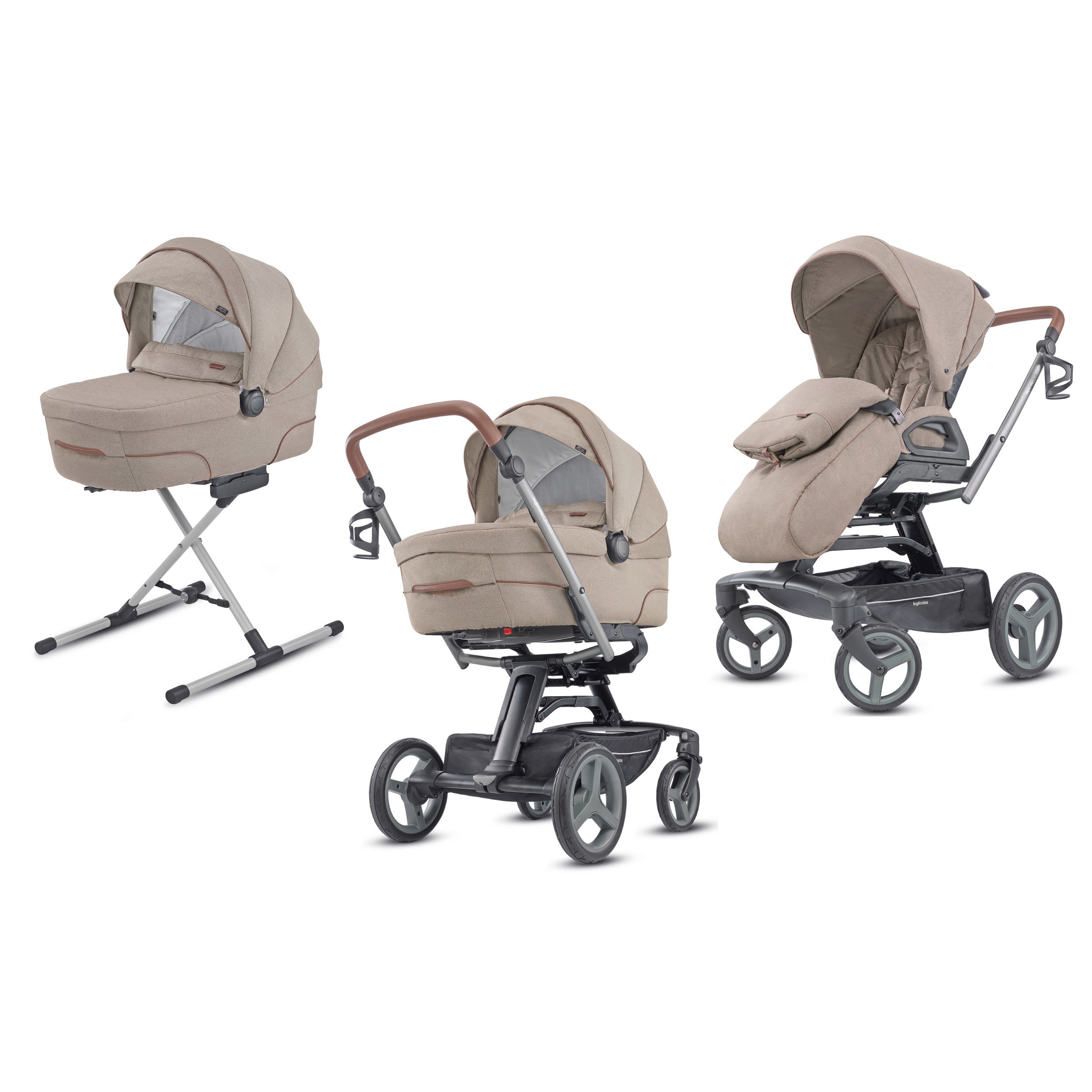 Коляска 2в1 Inglesina Quad System Duo Rodeo Sand KA60K0RDS2 - фото 11