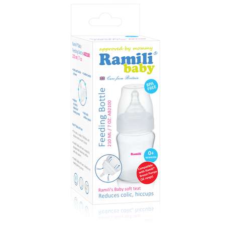 Бутылочка Ramili Baby 210 мл (AB2100)