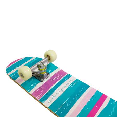 Скейтборд деревянный Cosmo 222А полосы