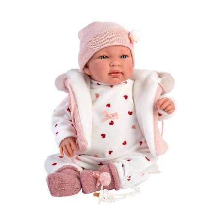 Кукла LLORENS младенец Тина 44 см со звуком