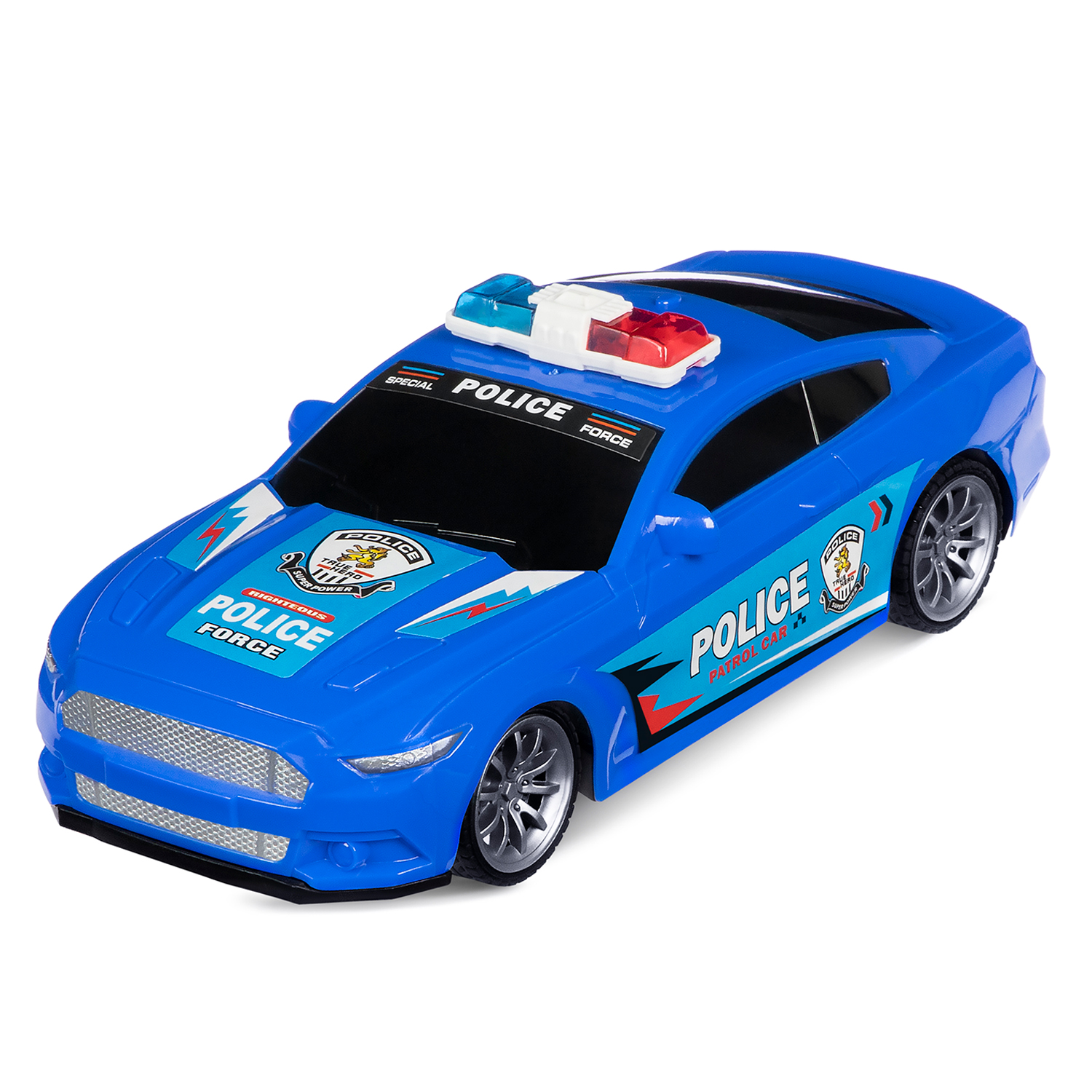 Игрушка на радиоуправлении AUTODRIVE полицейская гоночная с пультом 4 канала JB0404673 - фото 5