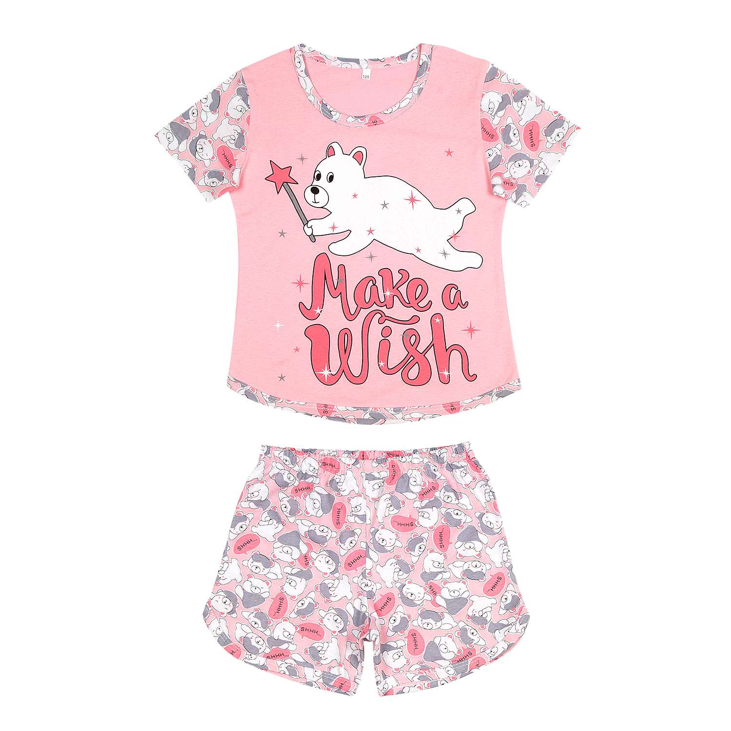 Пижама Детская Одежда 004К8/розовый6 - фото 1