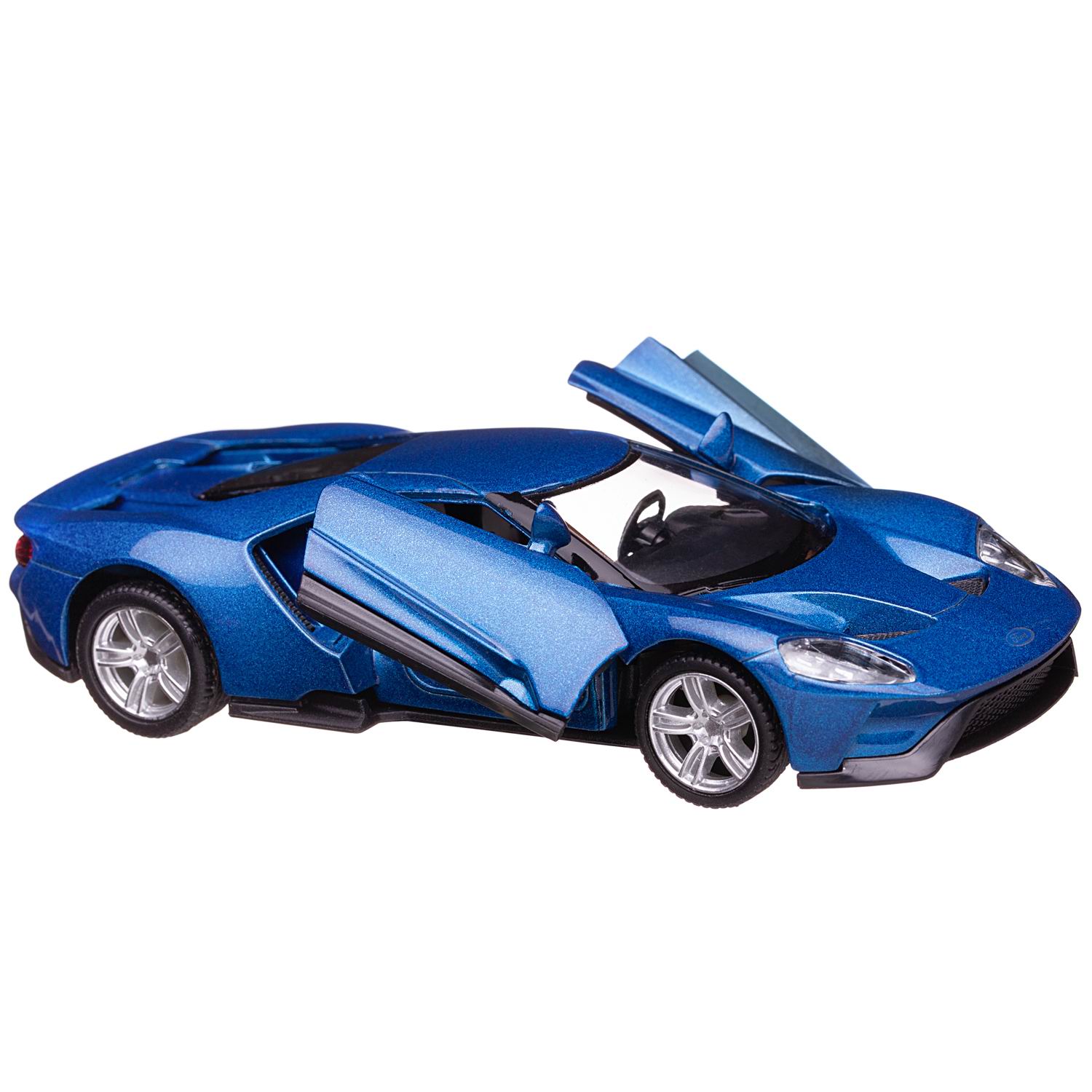 Автомобиль Uni-Fortune Ford 1:32 инерционный 554050-BLU - фото 5